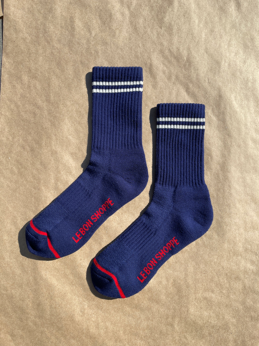 Le Bon Shoppe Boyfriend Socks // Navy