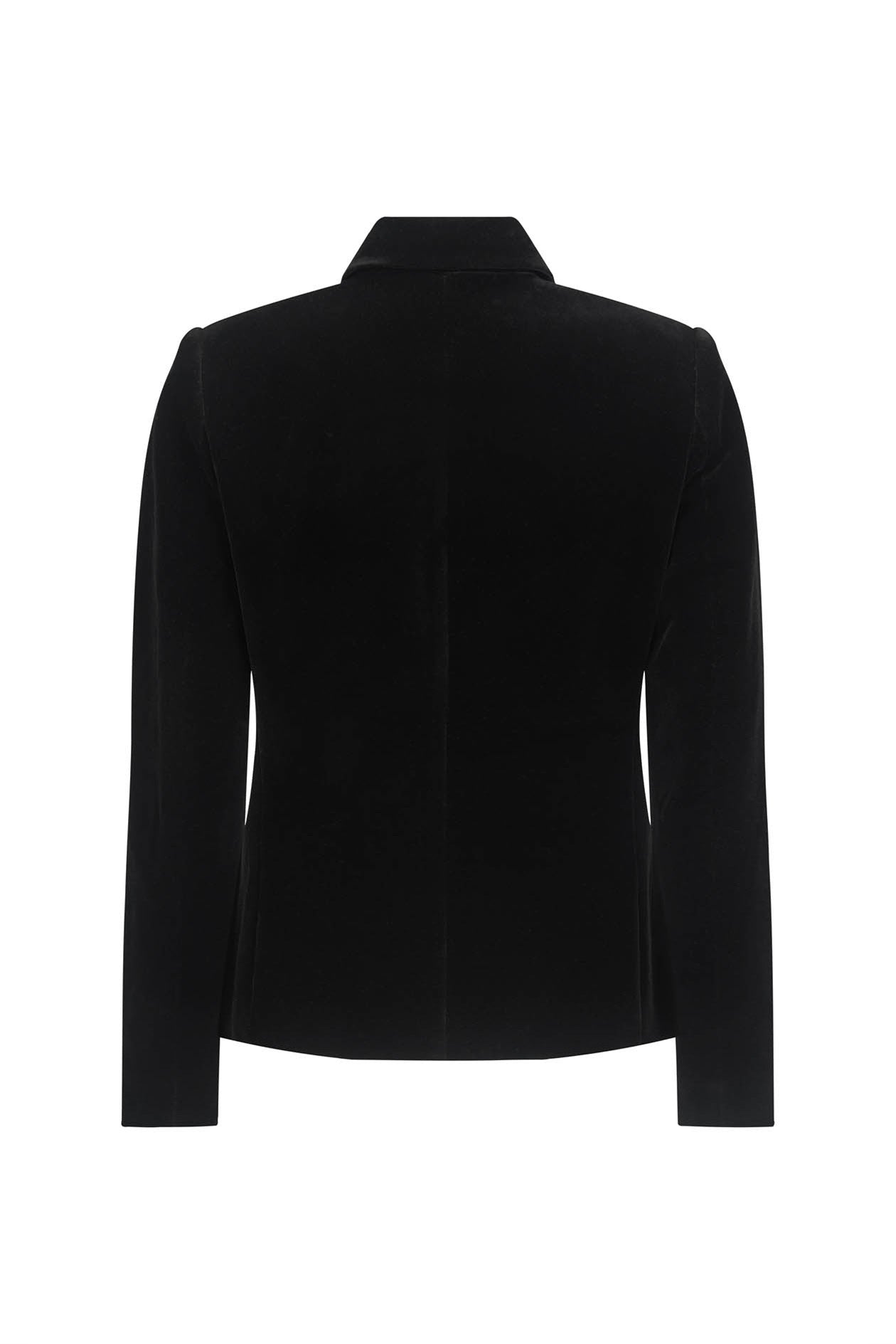 Harris Tapper Bardot Velvet Blazer // Black