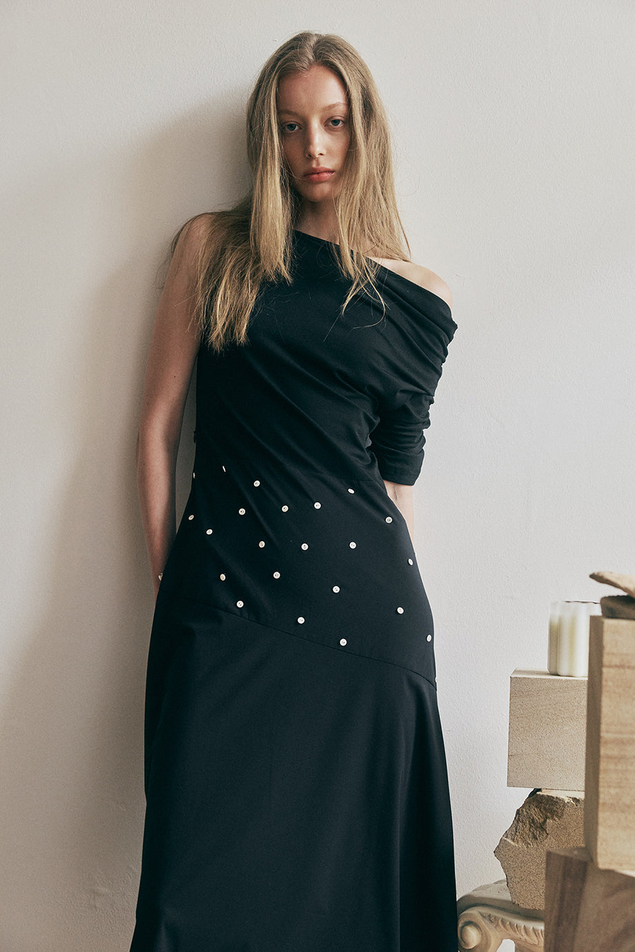 Muse Bela Tiered Dress // Black