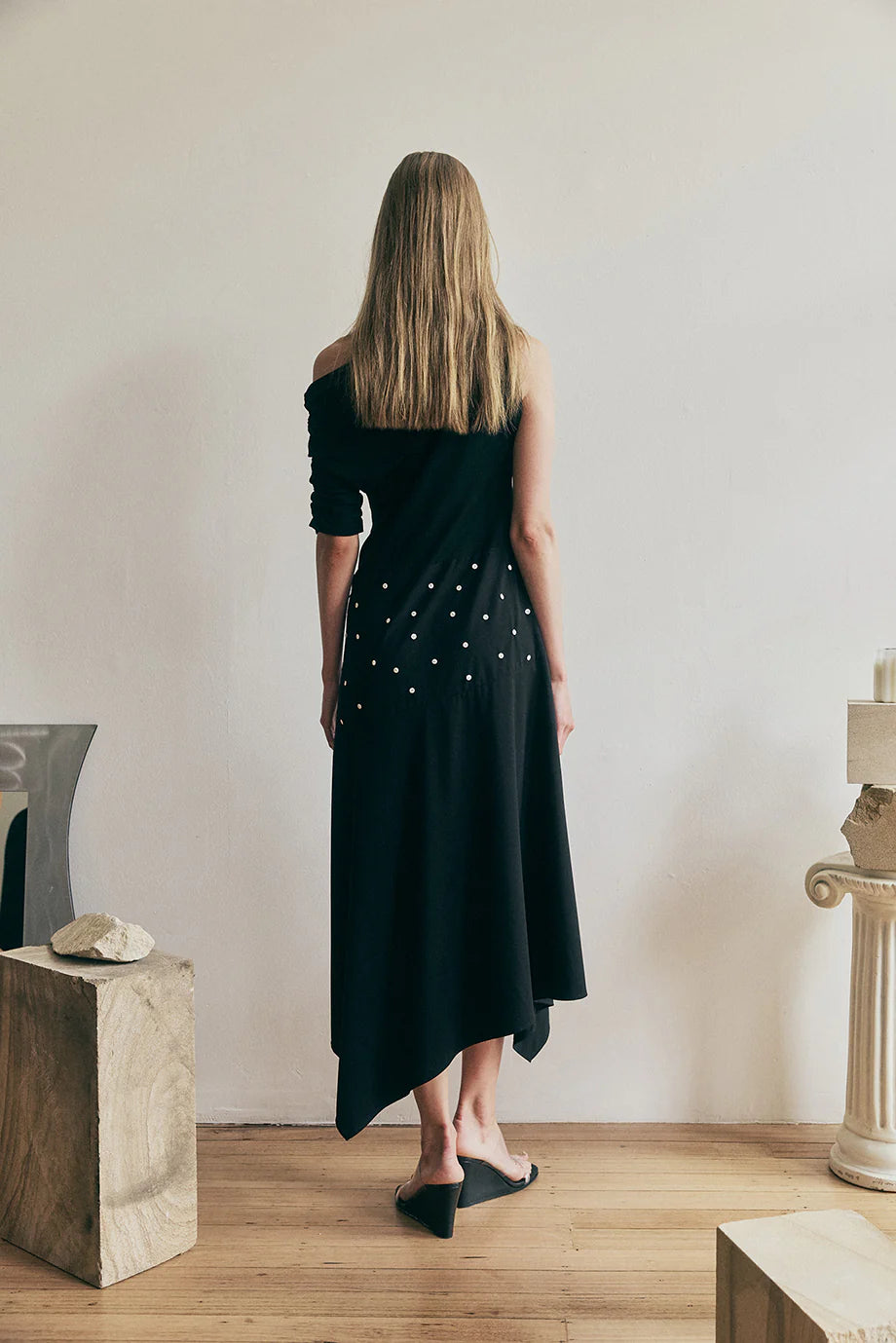 Muse Bela Tiered Dress // Black