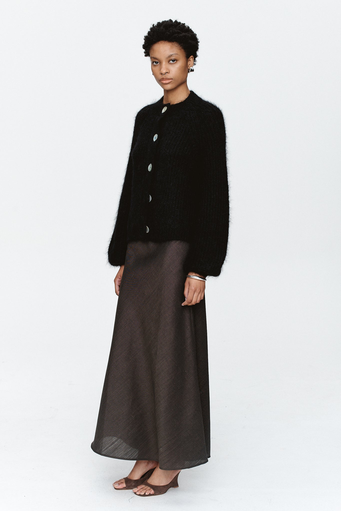 Marle Cait Cardi AW25 // Black