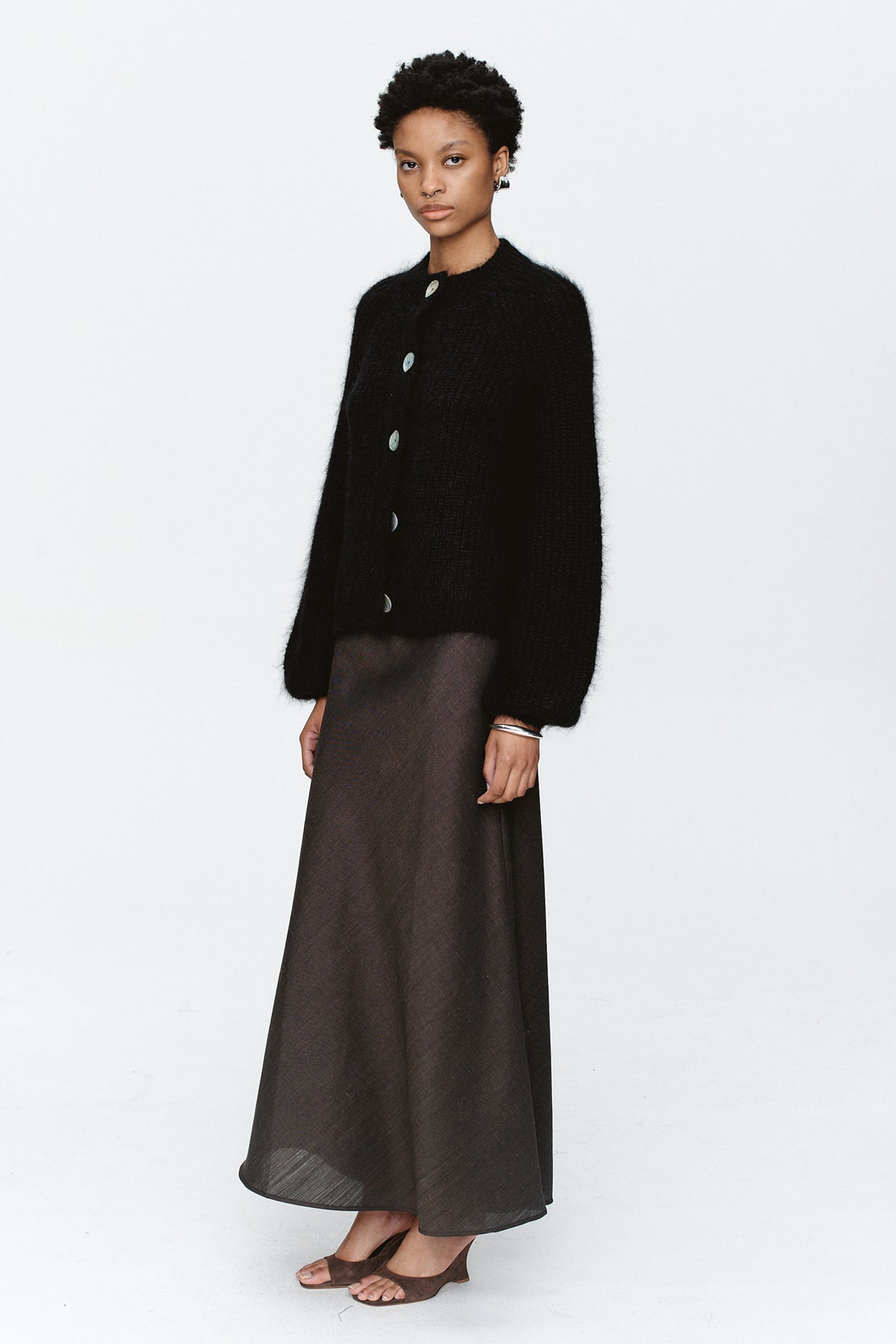 Marle Cait Cardi AW25 // Black