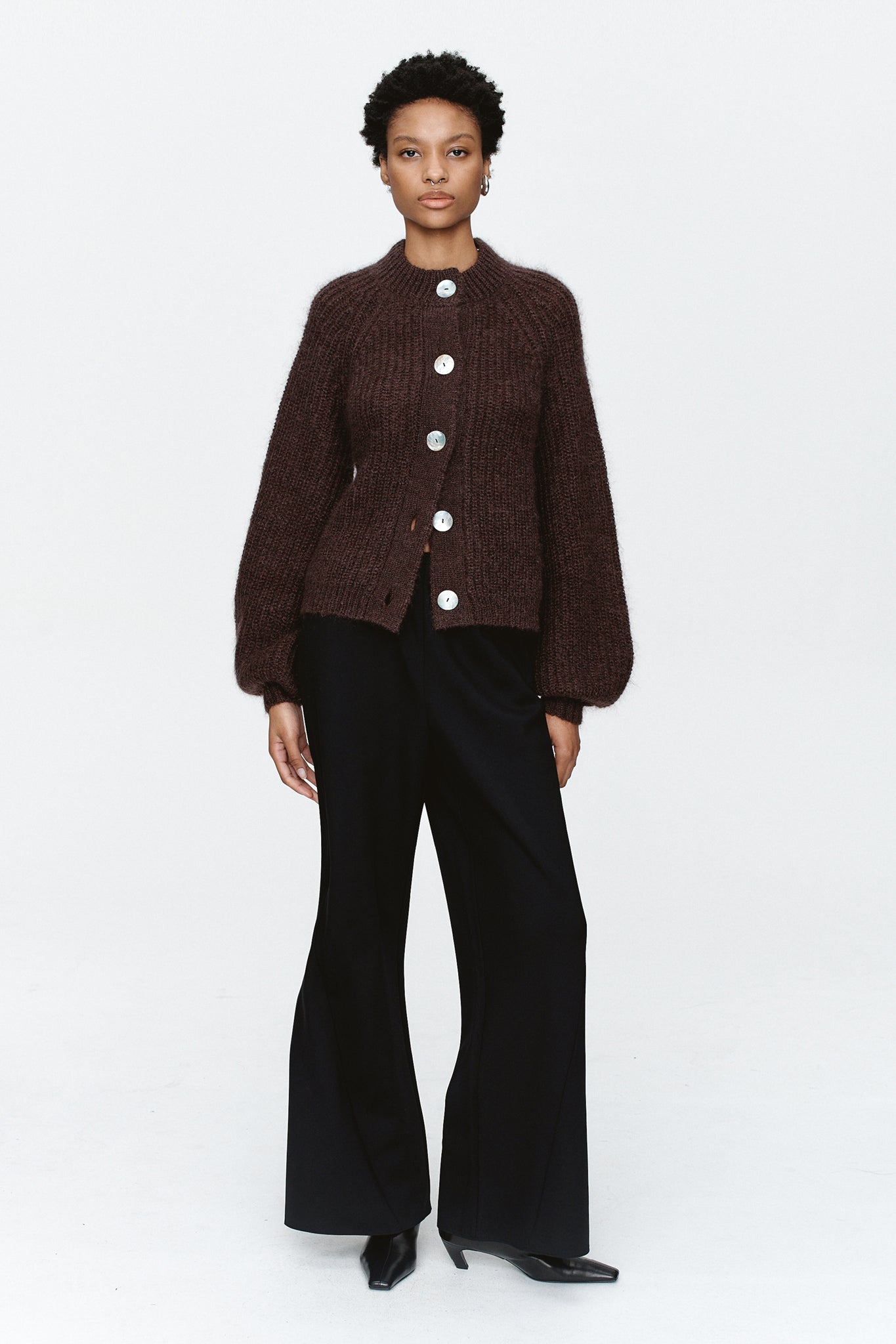 Marle Cait Cardi // Chocolate