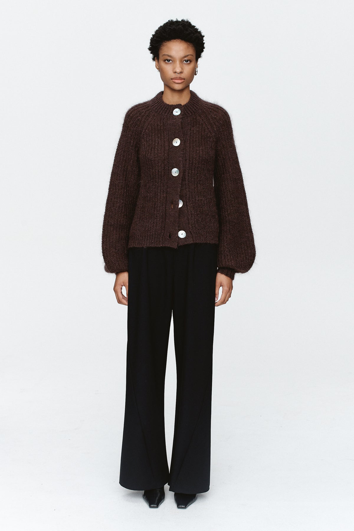 Marle Cait Cardi // Chocolate
