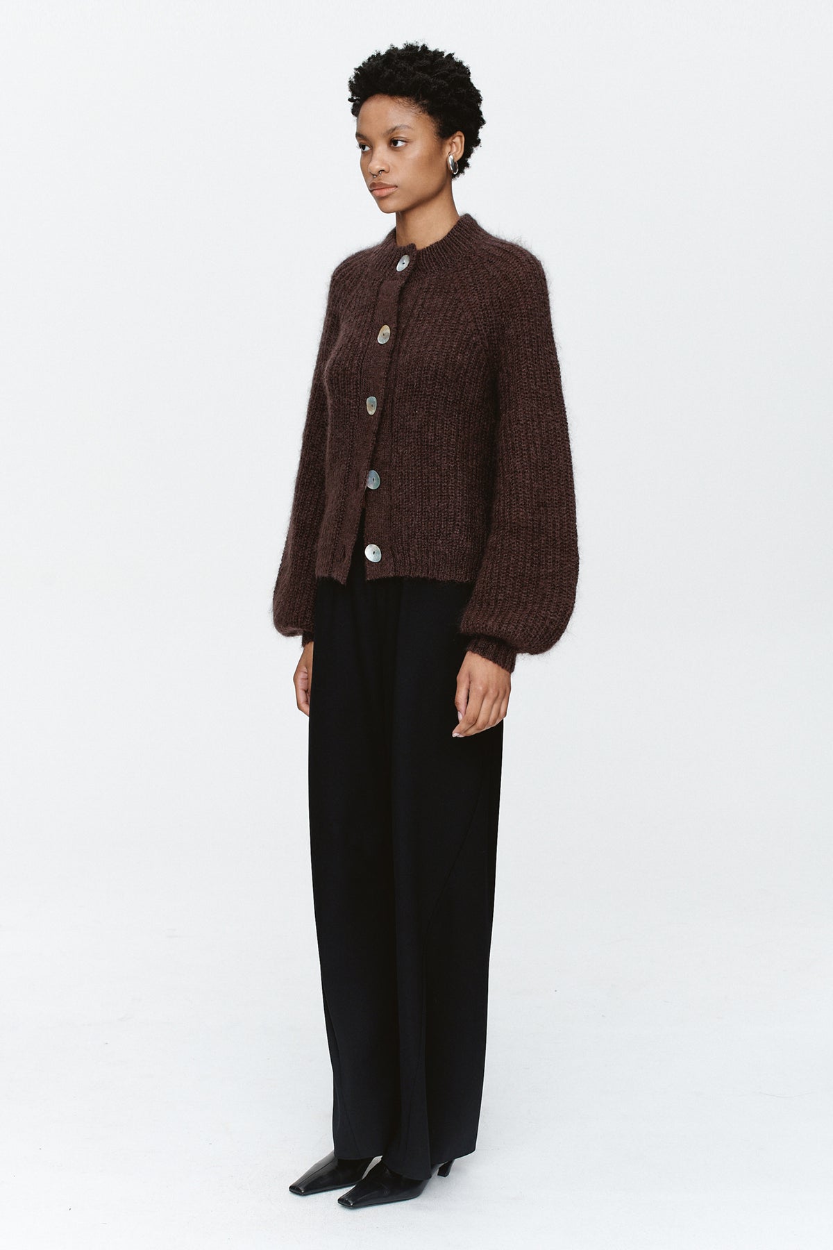Marle Cait Cardi // Chocolate