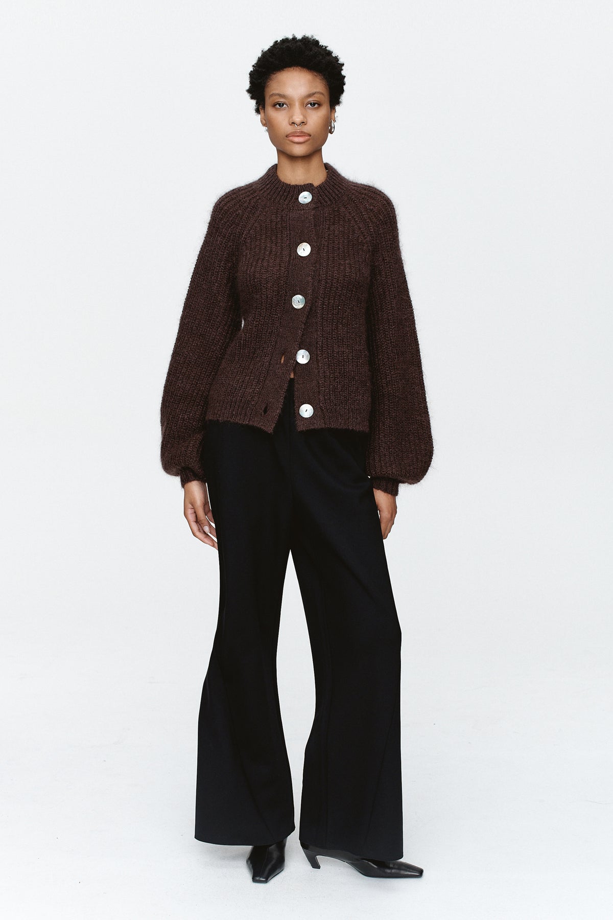 Marle Cait Cardi // Chocolate