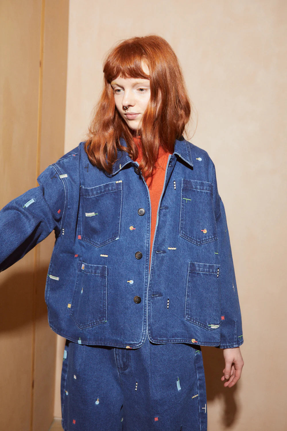 L.F. Markey Carson Chore Coat // Embroidered