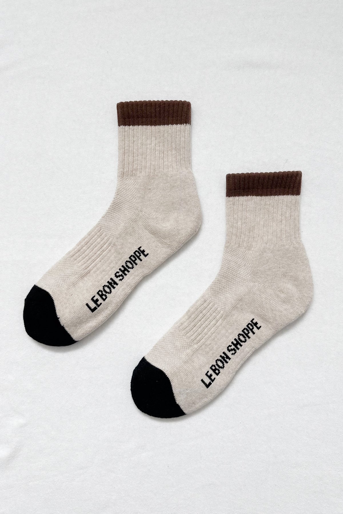 Le Bon Shoppe Girlfriend Socks // Black, Coffee