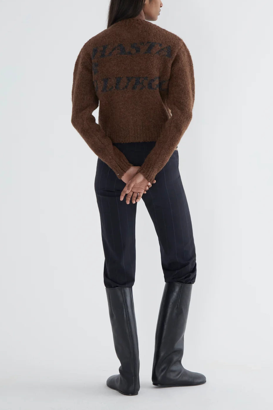 Paloma Wool Hasta Luego Zip Knit // Brown