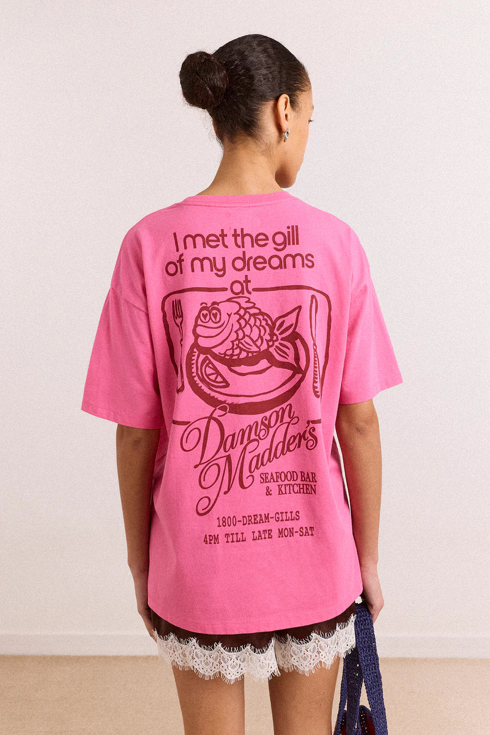 Damson Madder Gill of Dreams Tee // Pink
