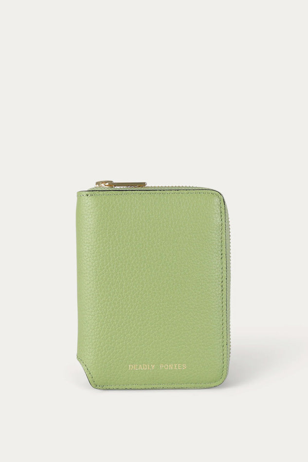 Deadly Ponies Mr Mini Wallet // Grass