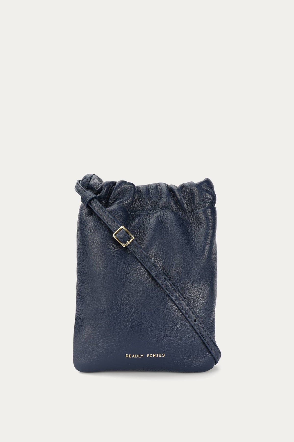 Deadly Ponies Mr Cinch Pouch // Indigo