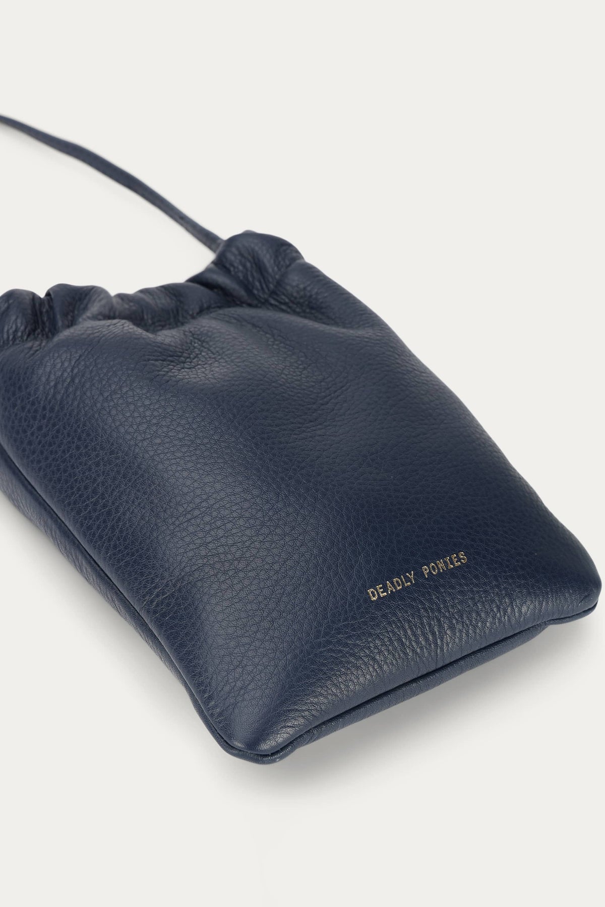 Deadly Ponies Mr Cinch Pouch // Indigo