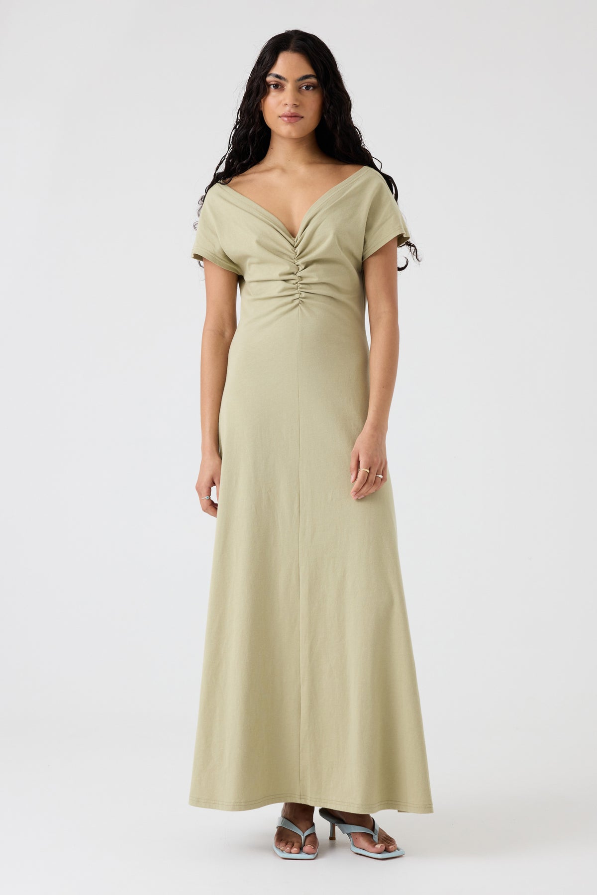 Dominique Healy Melody Dress // Pistachio