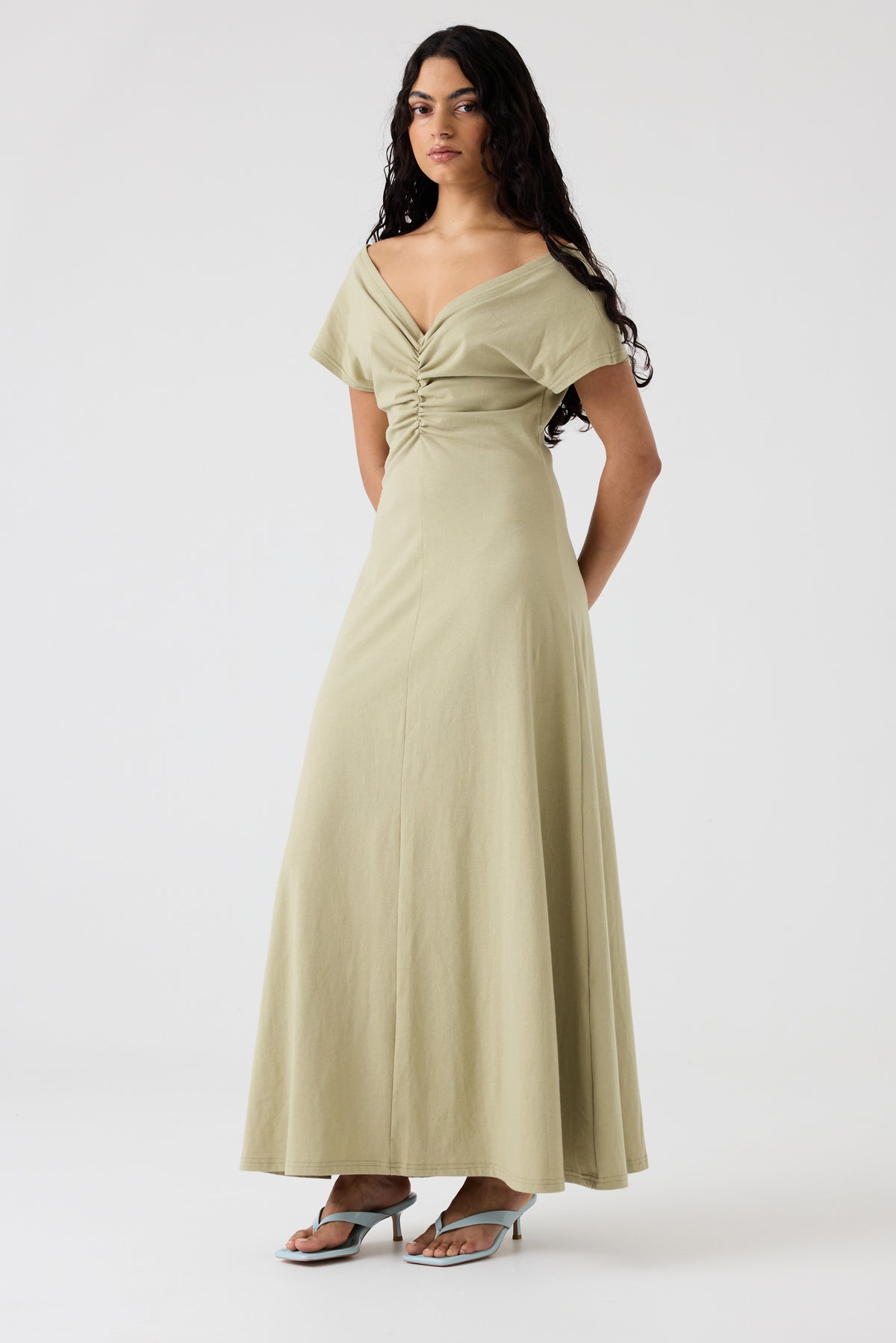 Dominique Healy Melody Dress // Pistachio