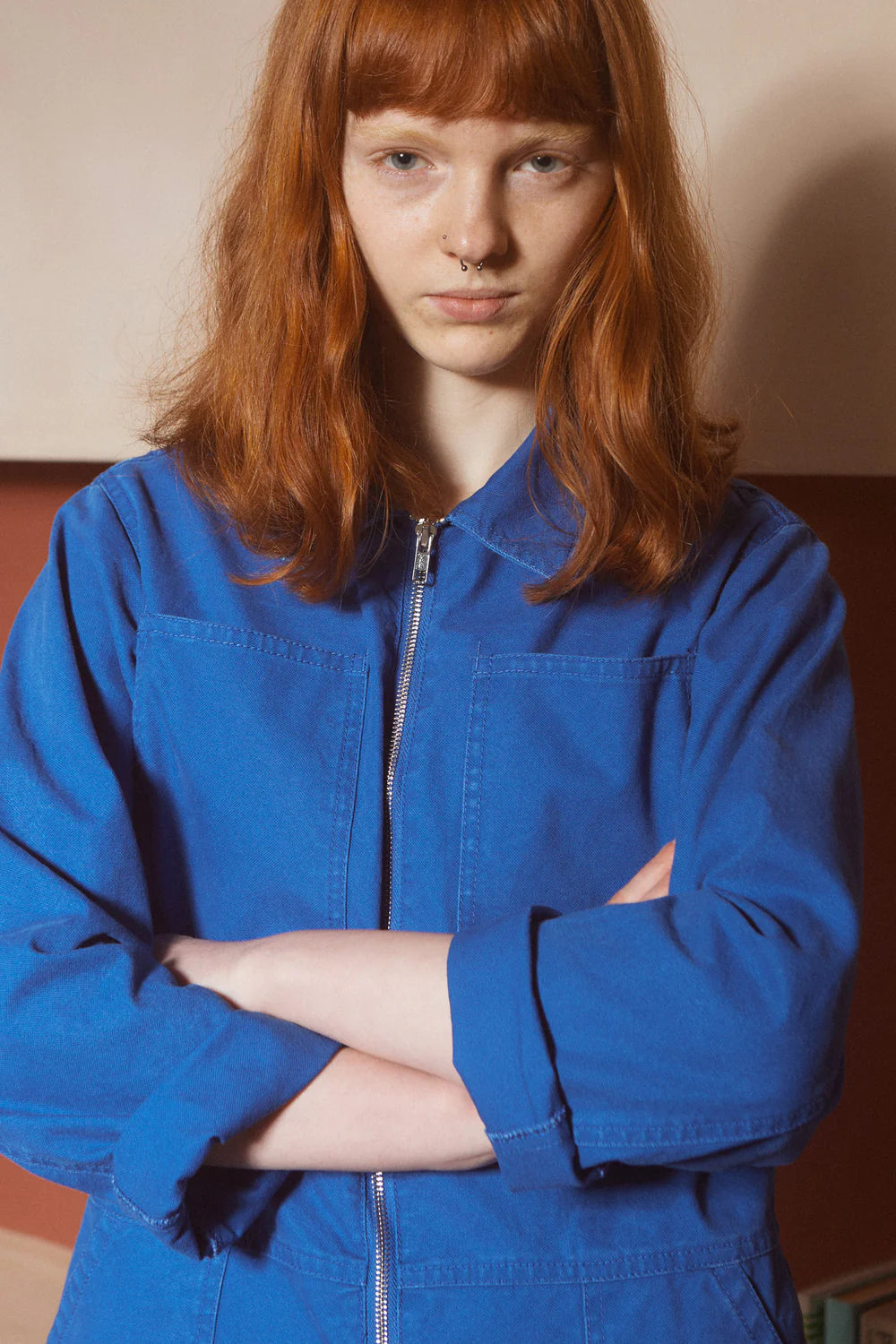 L.F. Markey Dominic Boilersuit // Cobalt Blue
