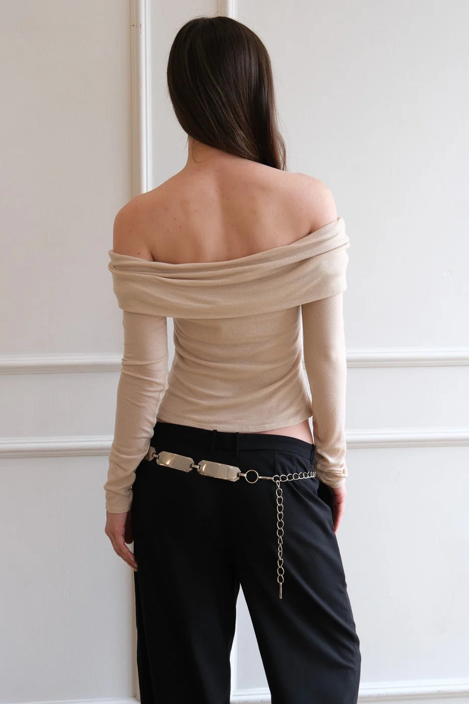Geel Laura Top // Oat
