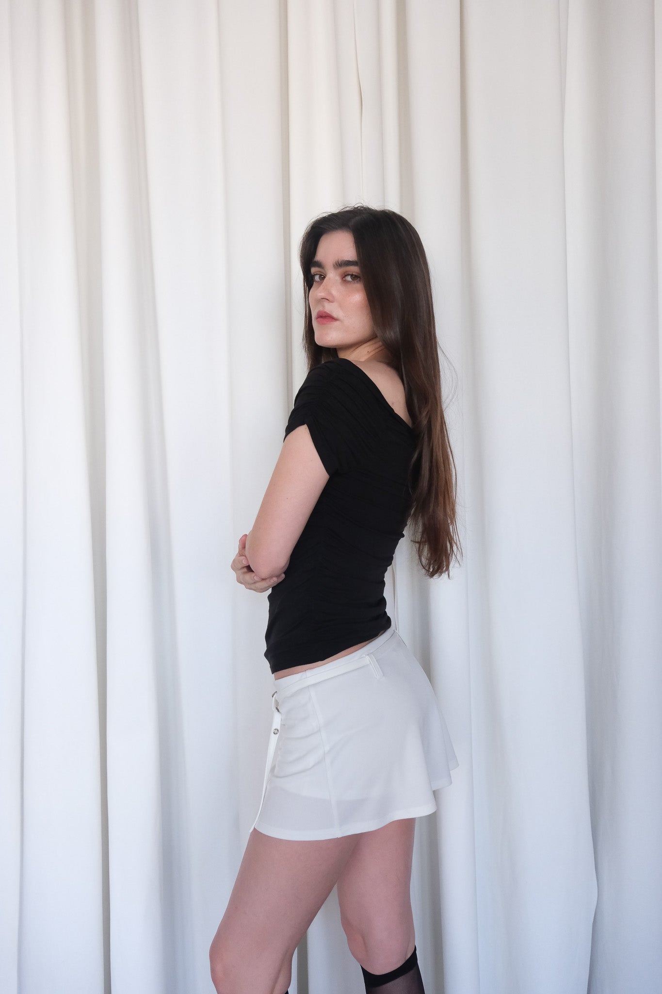 Geel Halle Top // Black