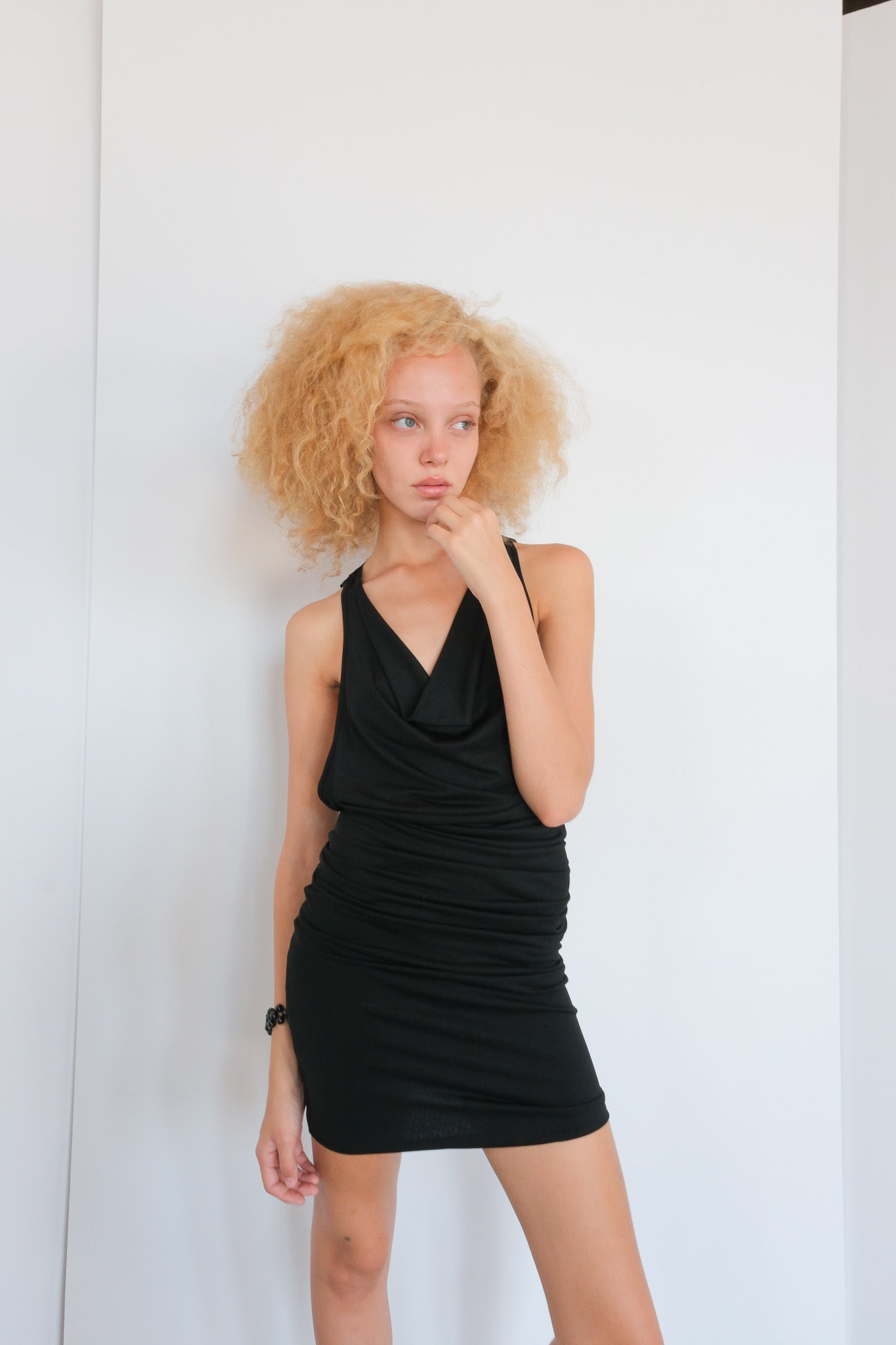 Geel Nori Dress // Black