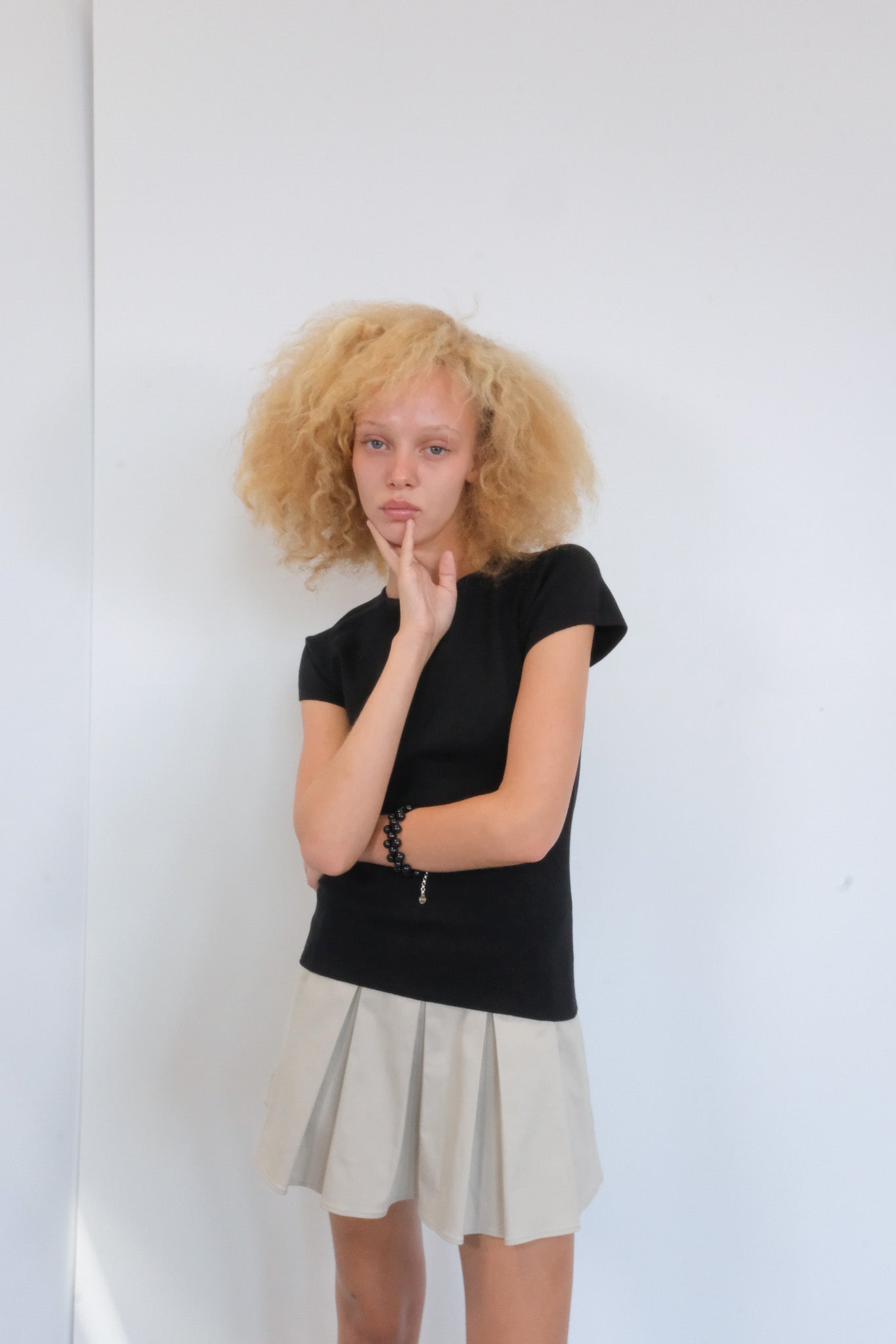 Geel Kristy Skirt // Ecru