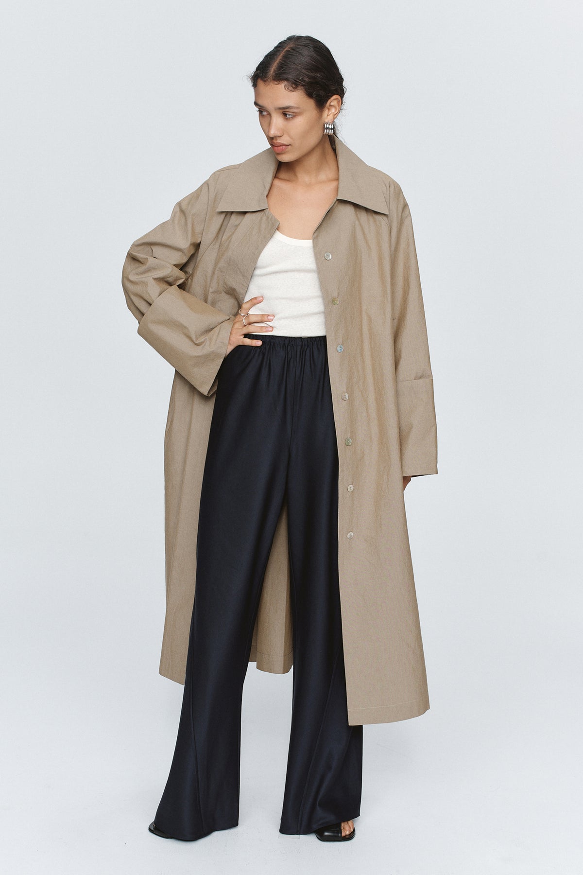 Marle Duster Coat // Rye