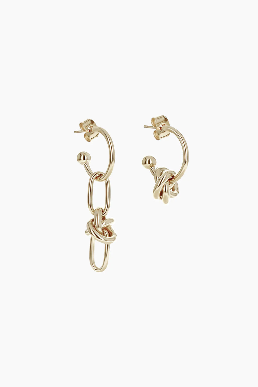 Justine Clenquet Daria  Earrings // Gold