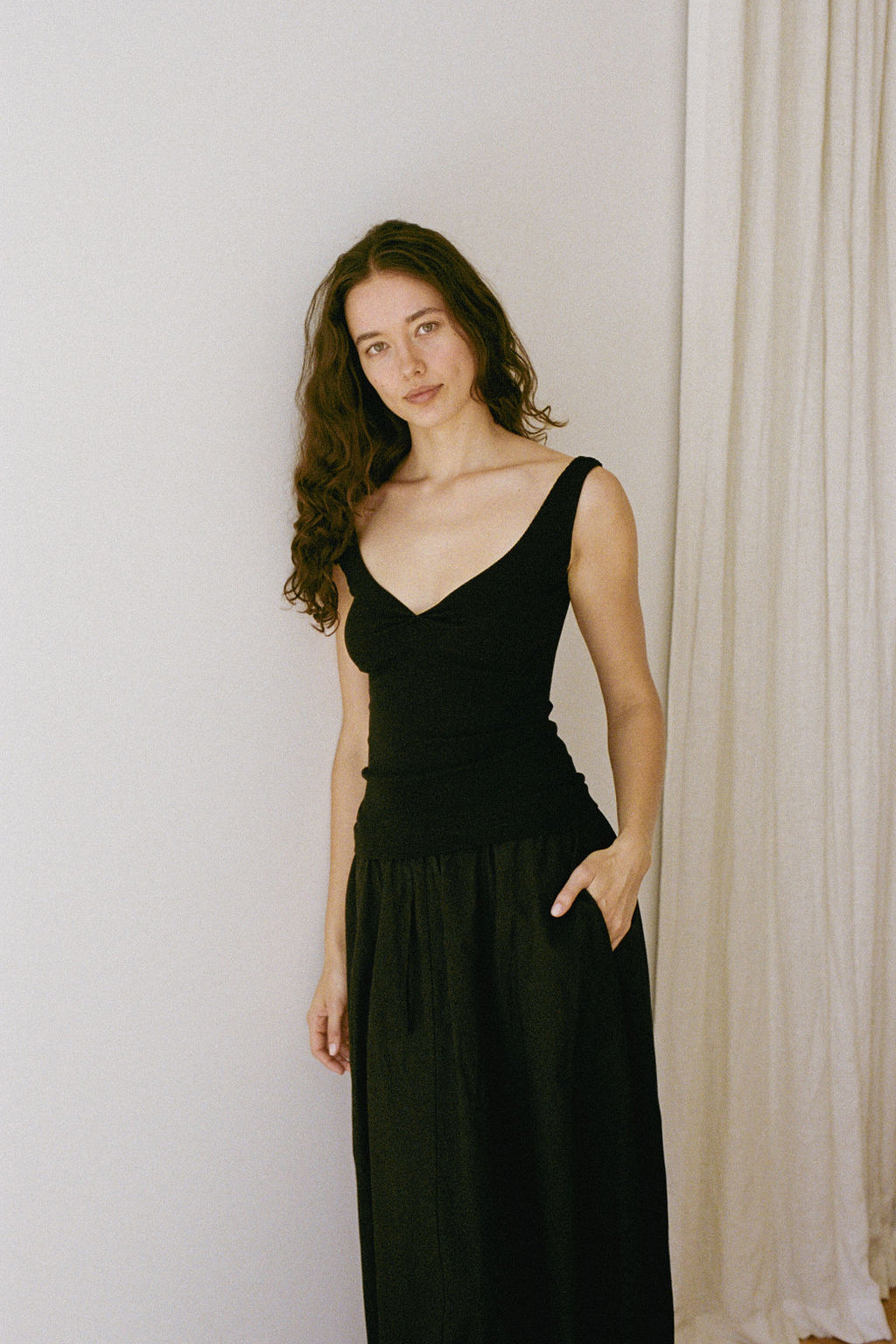 Dominique Healy Jill Singlet // Black