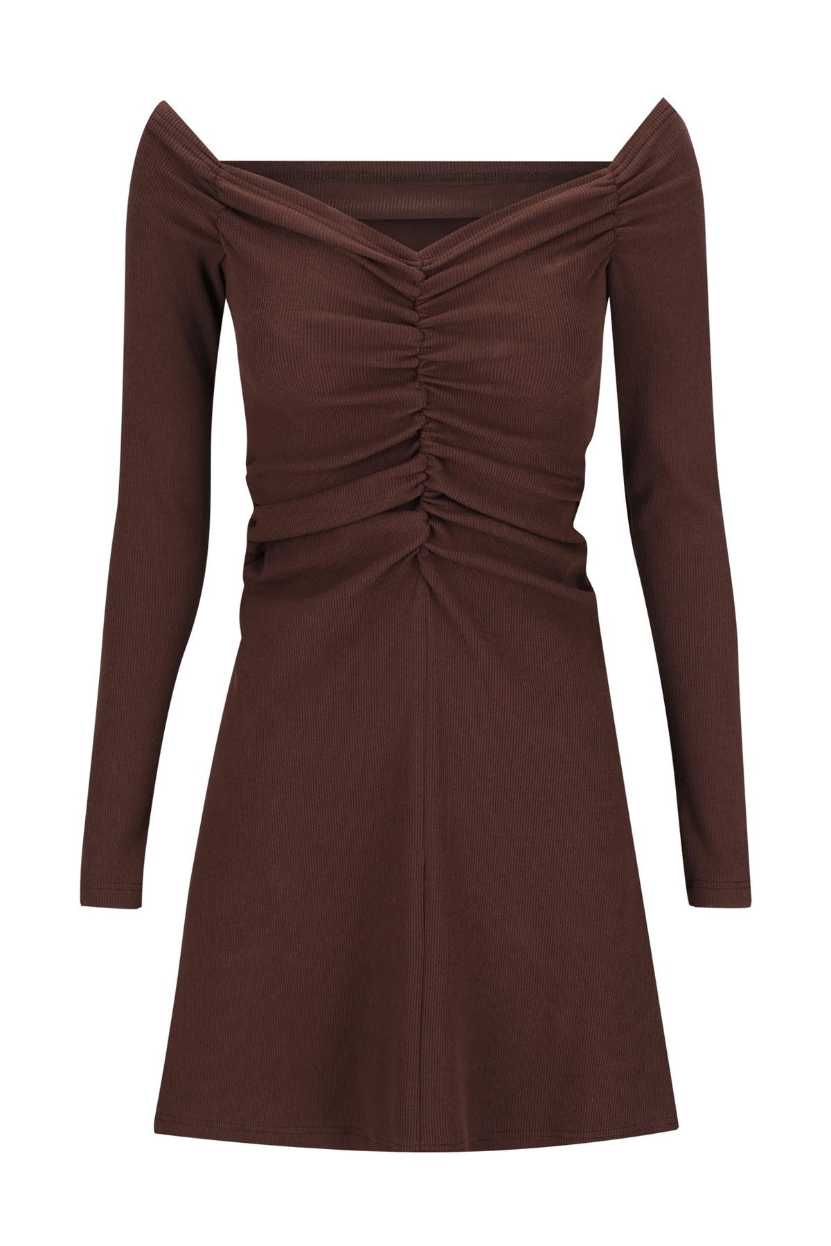 Dominique Healy Luella L/S Dress // Chocolate