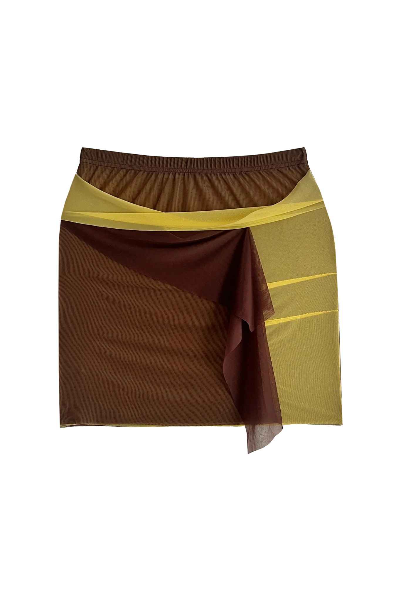 Verner Double Layer mesh Mini // Brown over Yellow