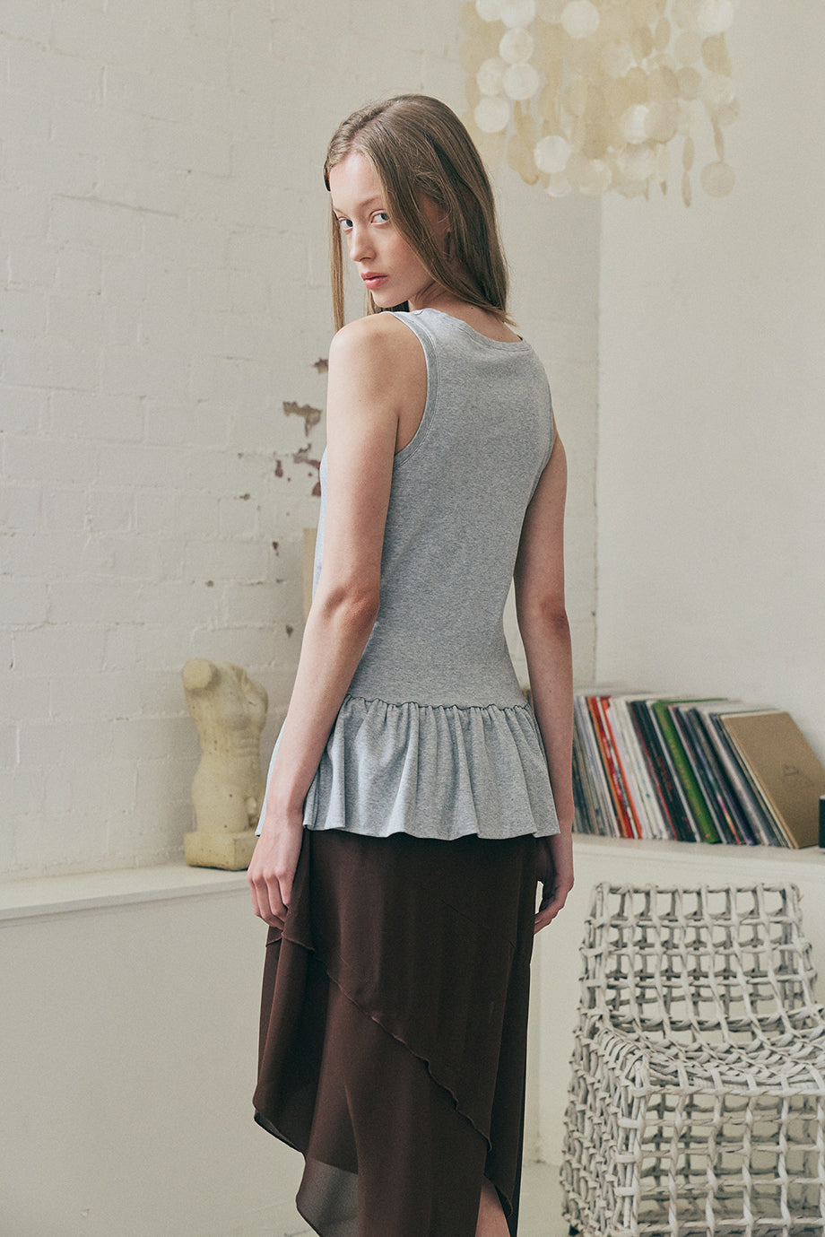 Muse Drift Top //  Grey