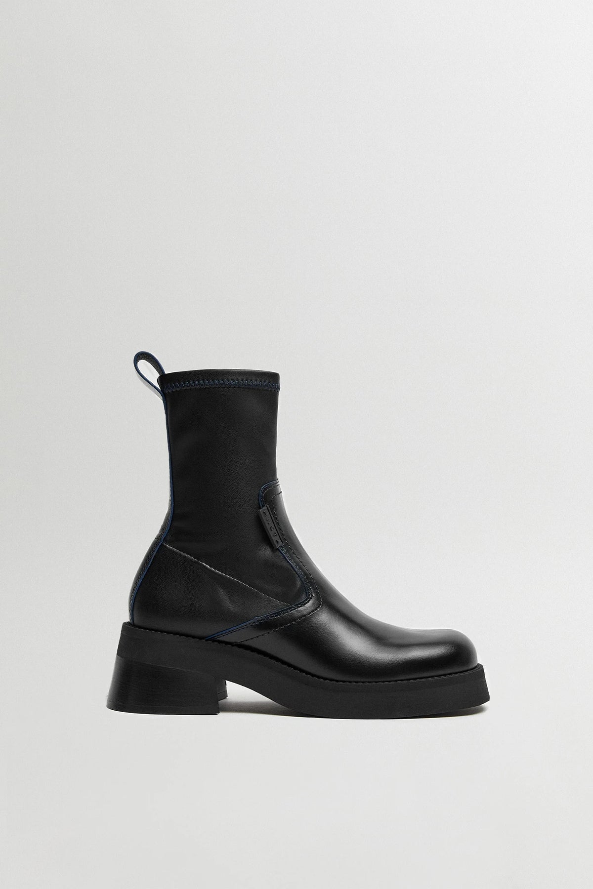 Miista Oliana Ankle Boots // Black Blue