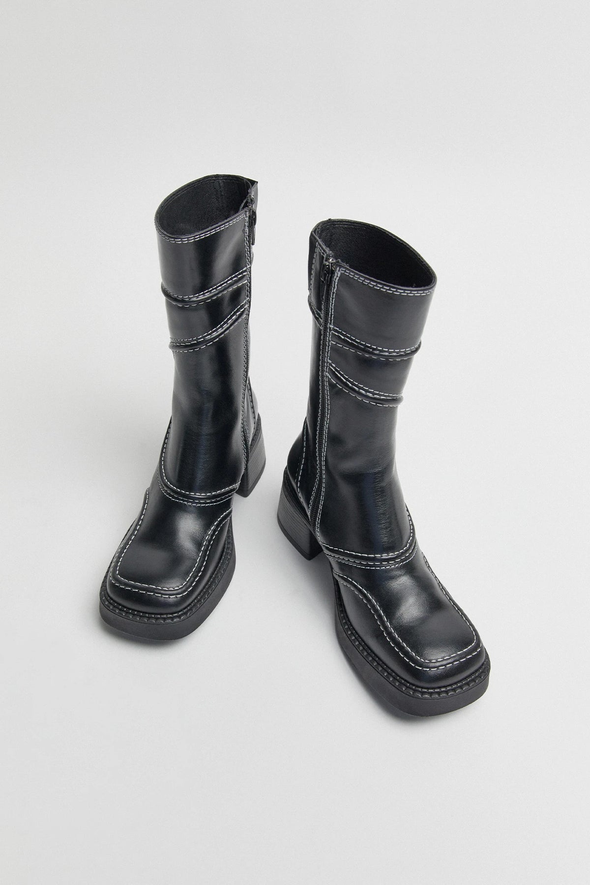 Miista E8 Malene Ankle Boots // Black