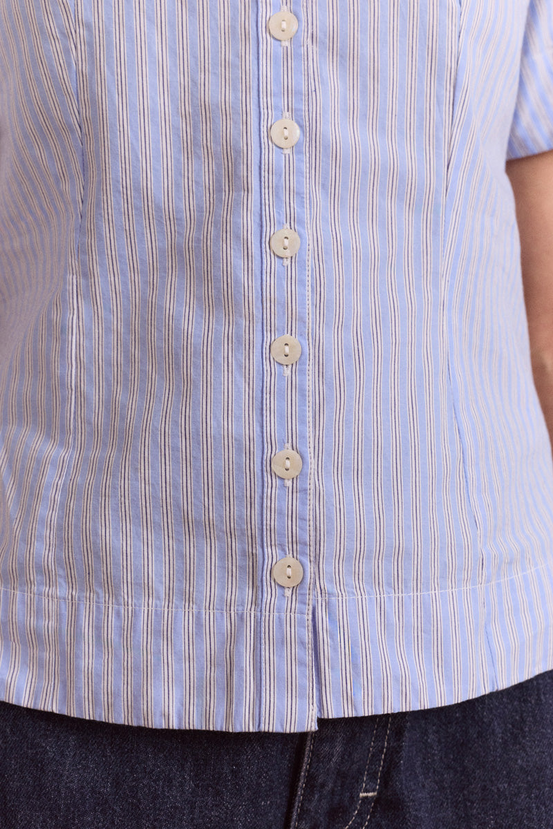 Damson Madder Ebba Shirt // Business Stripe