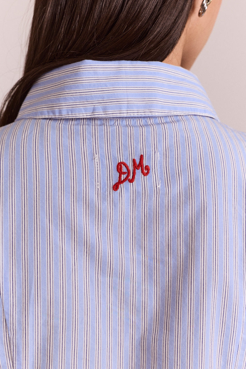 Damson Madder Ebba Shirt // Business Stripe
