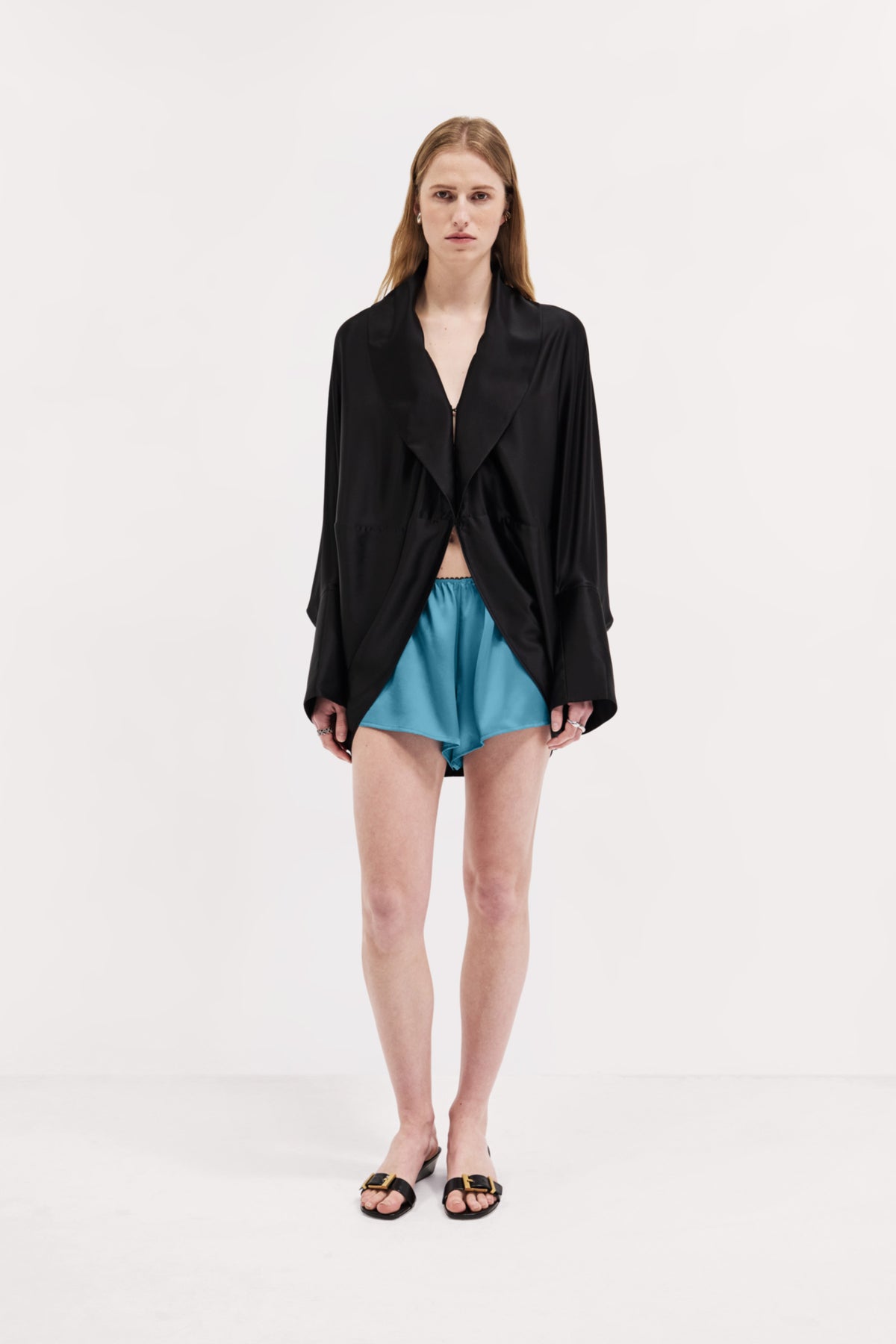 Harris Tapper Cocoon Blouse // Black