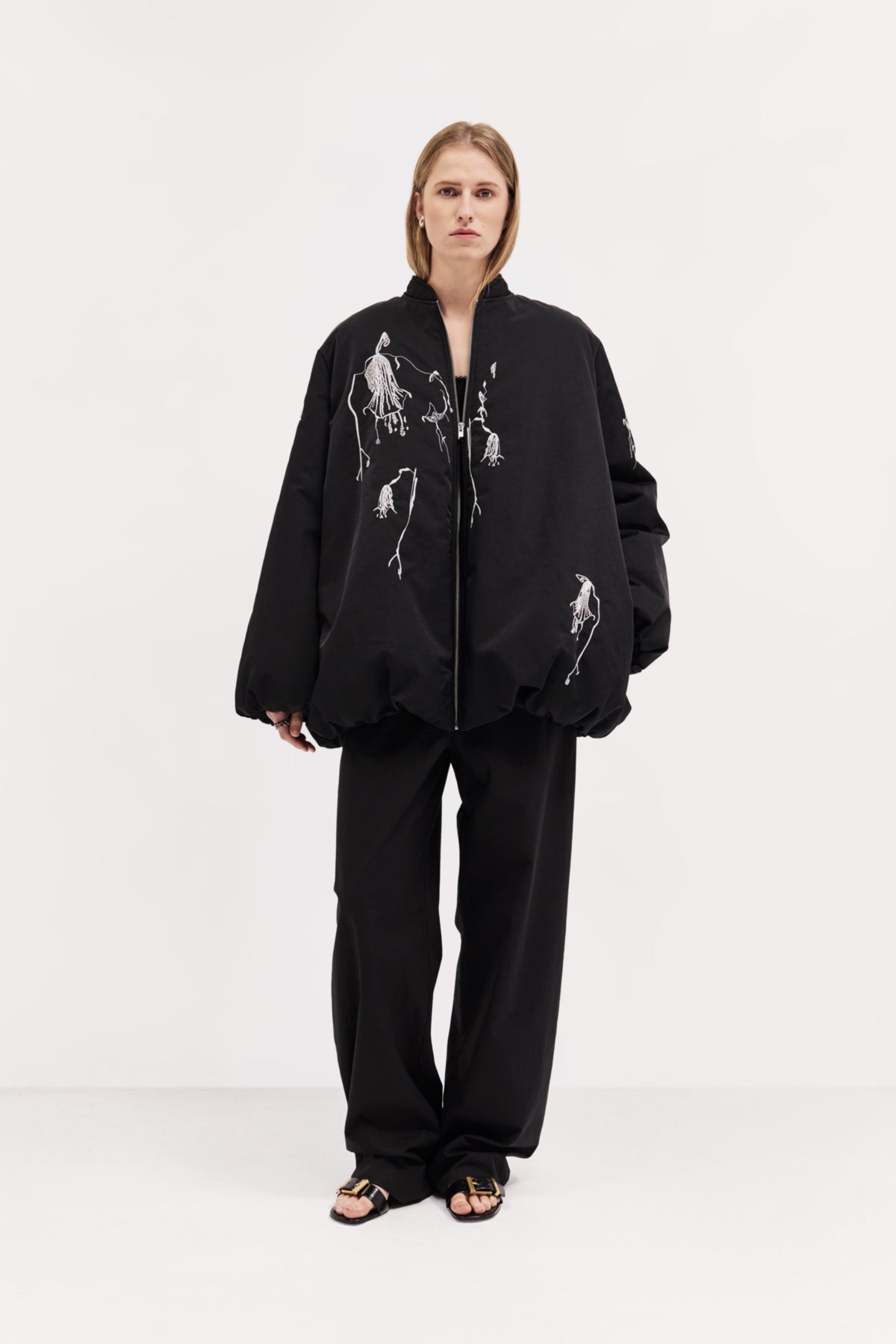 Harris Tapper Chloe Bomber // Beaded Black