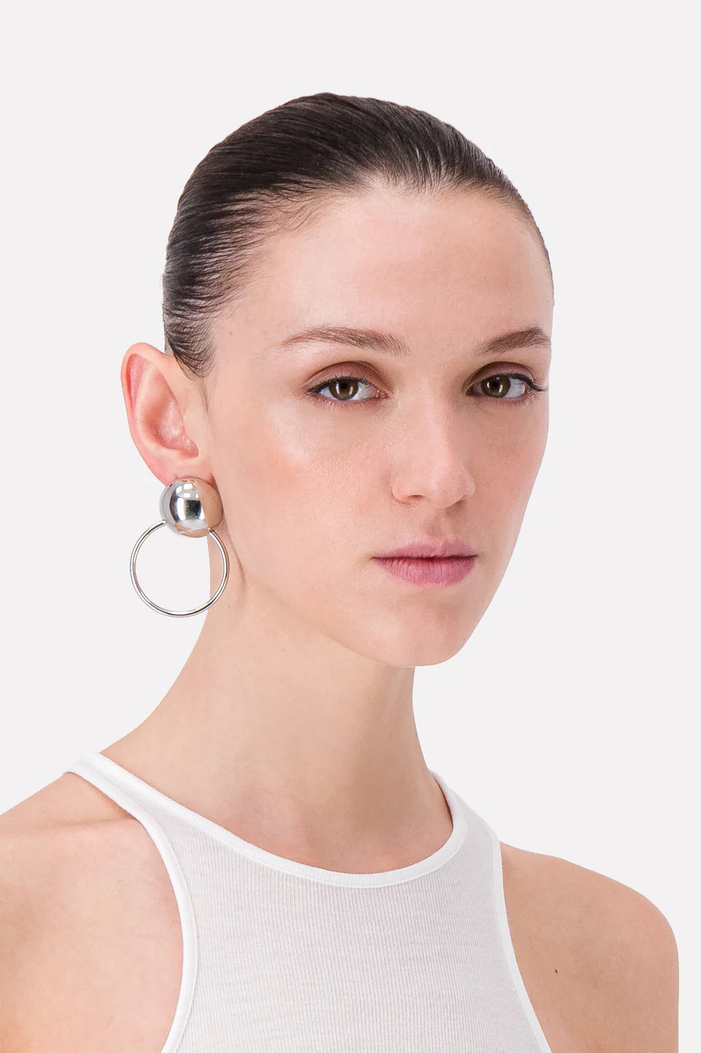 Justine Clenquet Edie Earrings // Silver