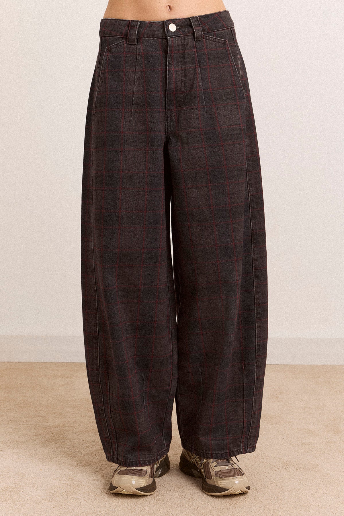 Damson Madder Erika Jeans // Sirius Check