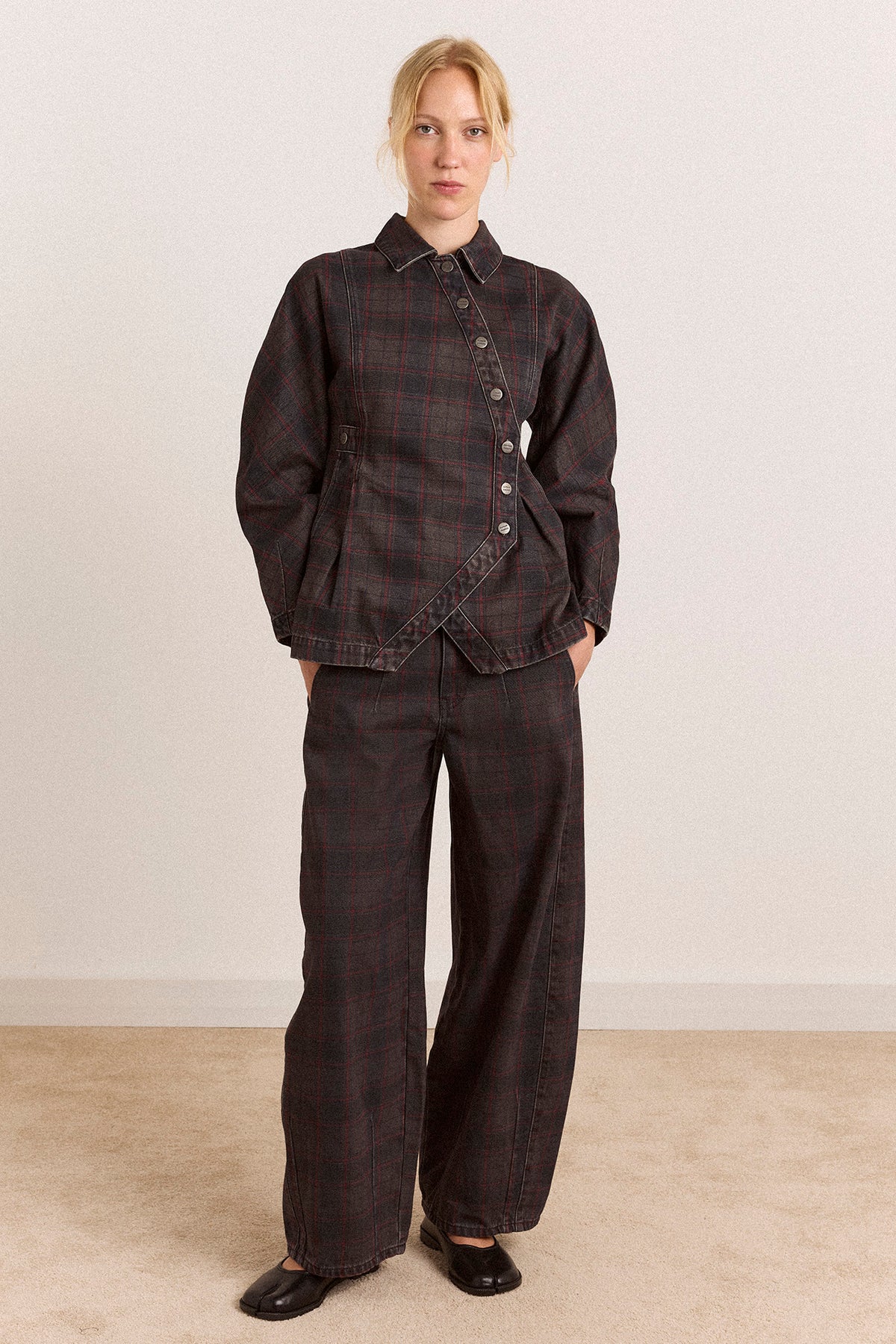 Damson Madder Erika Jeans // Sirius Check
