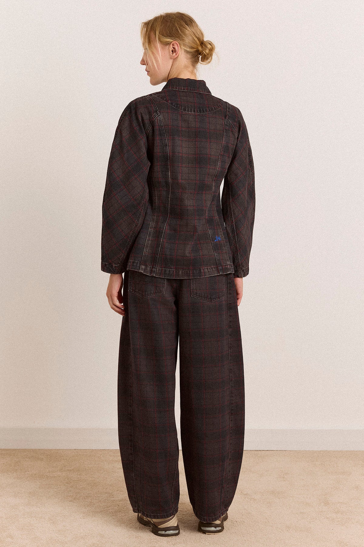 Damson Madder Erika Jeans // Sirius Check