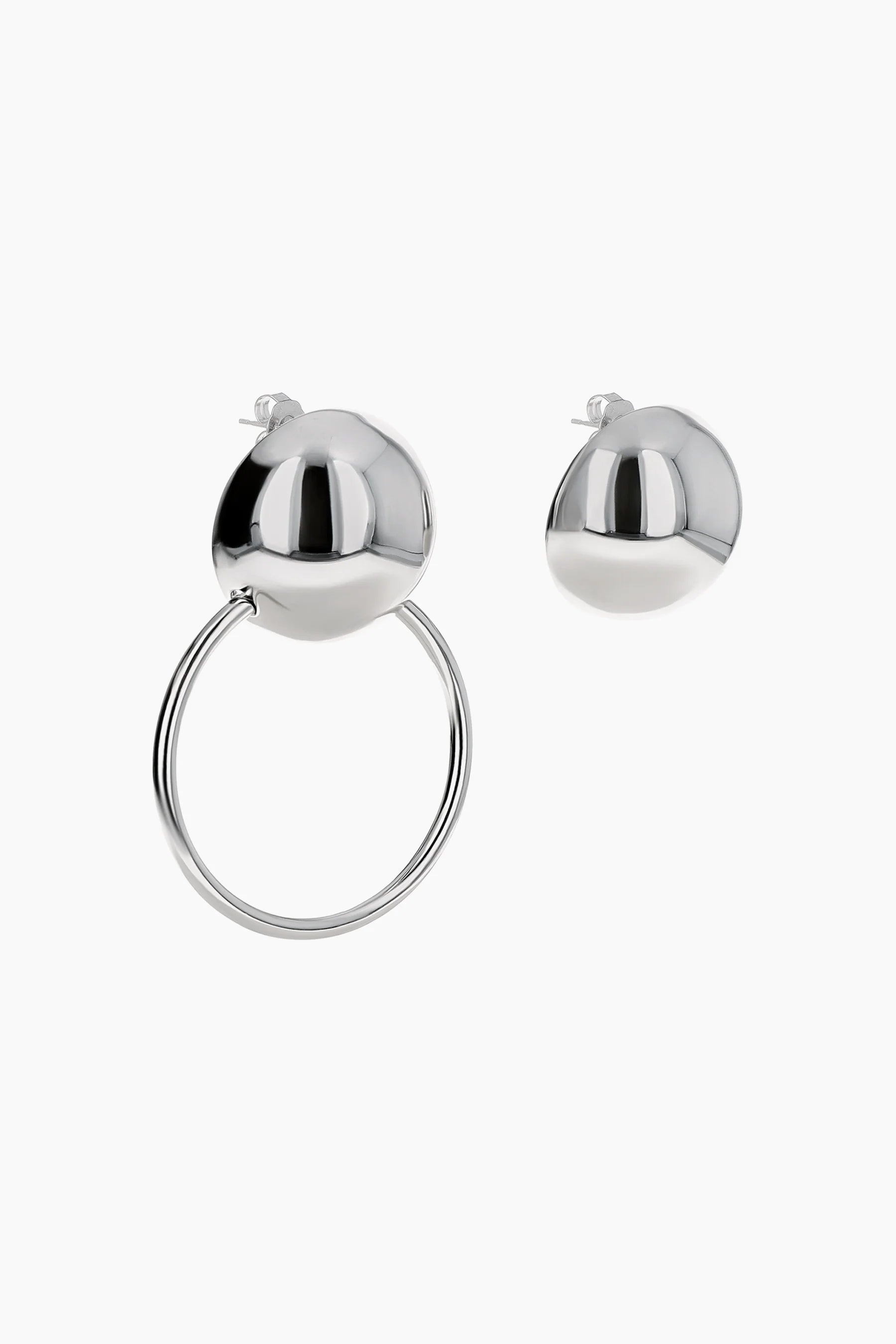 Justine Clenquet Edie Earrings // Silver