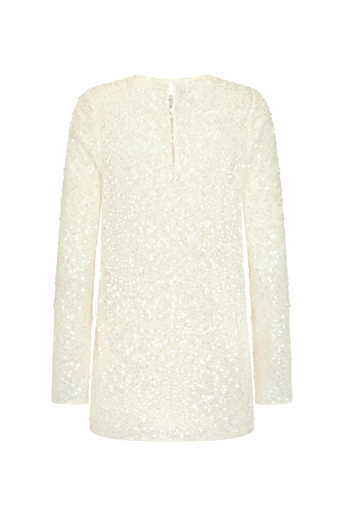 Harris Tapper Eva Top // Cream Sequin Knit