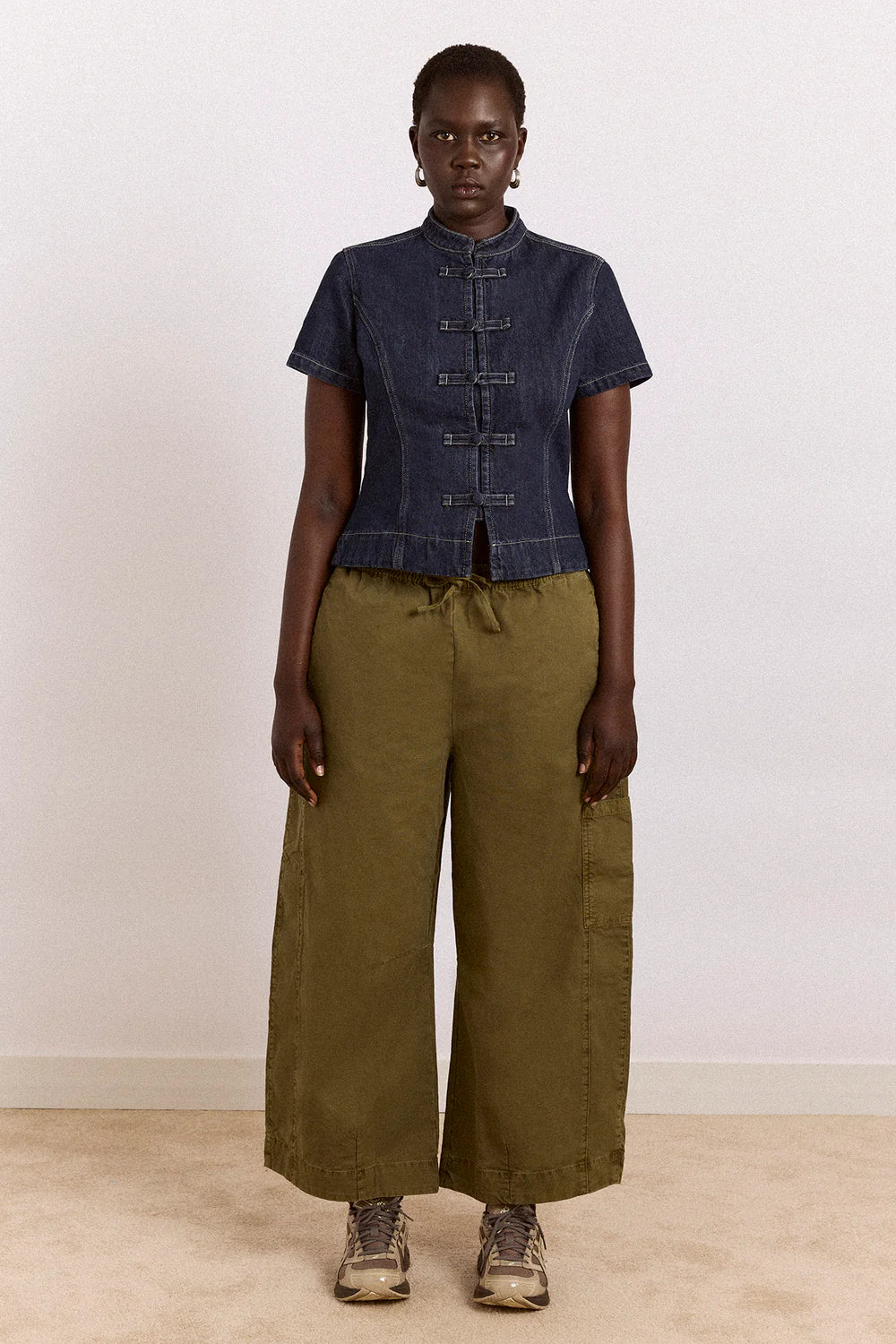 Damson Madder Felix Trouser // Olive