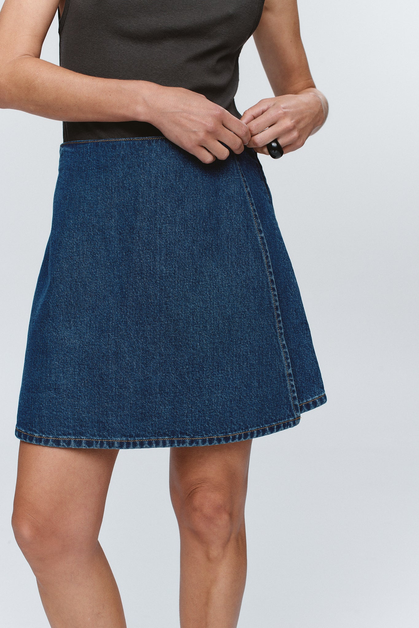 Marle Finn Skirt // Washed Indigo