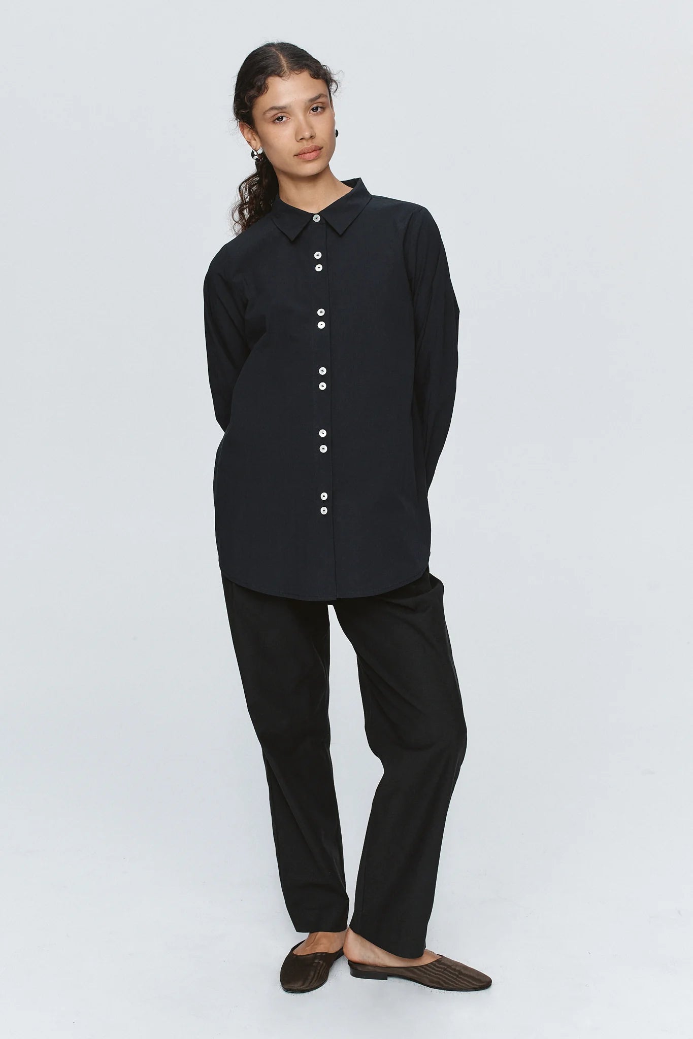 Marle Foundations Shirt // Navy