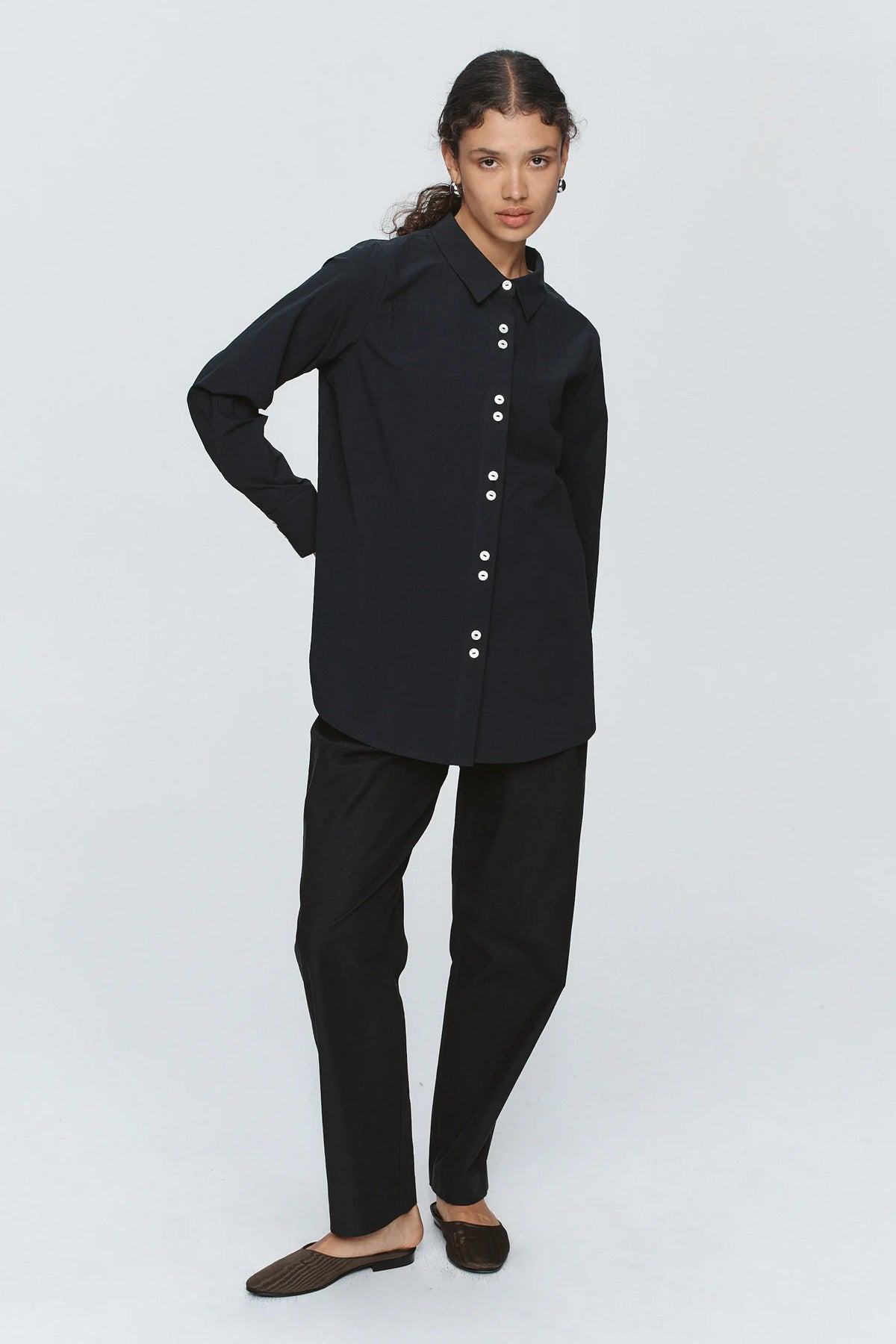 Marle Foundations Shirt // Navy