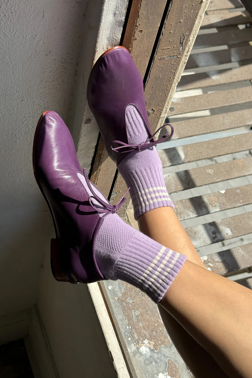 Le Bon Shoppe Girlfriend Socks // Iris