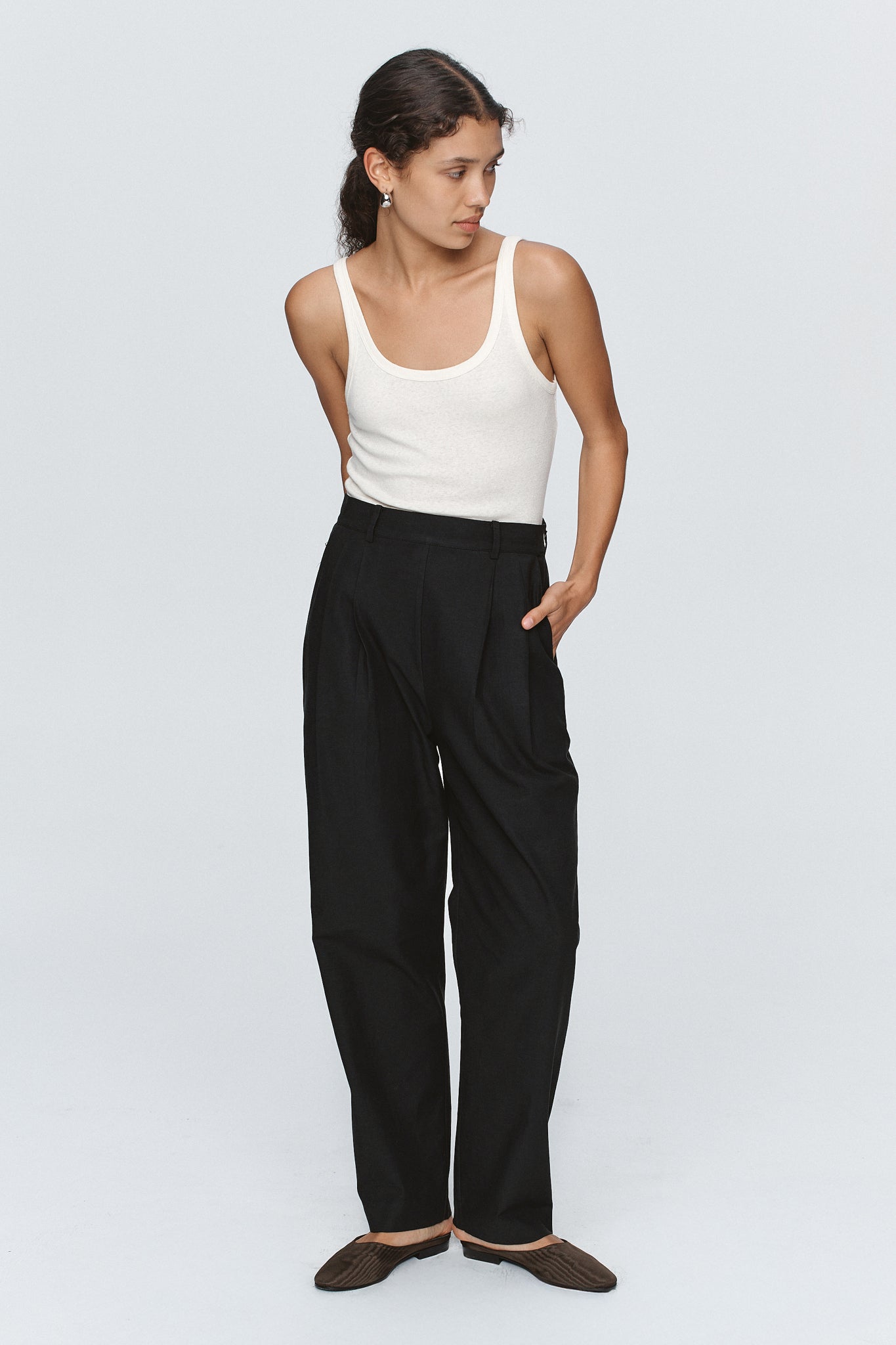Marle Greta Pant // Black