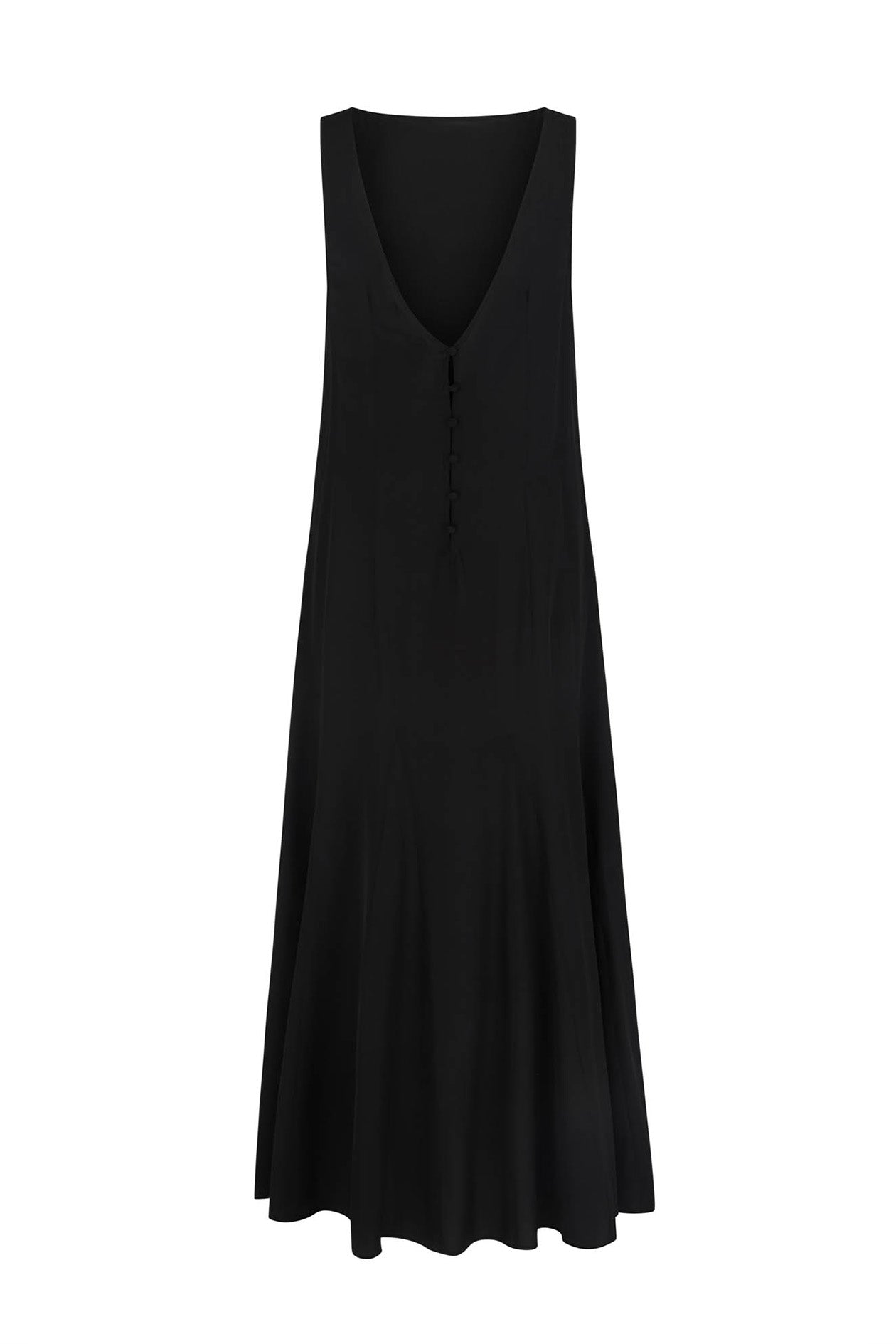 Harris Tapper Godet Dress // Black