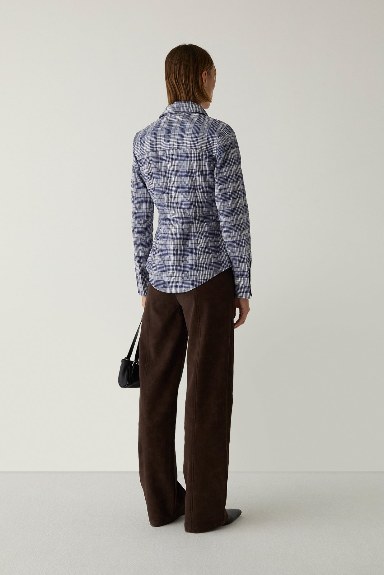 Laagam Hella Squared Shirt // Navy